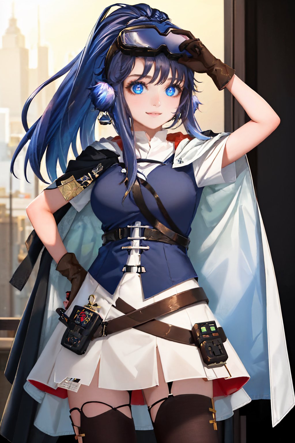 00068-3859146690-(masterpiece, best quality_1.2), cowboy shot, solo, 1girl, astgenne, smile, looking at viewer, hand on hip, ponytail, goggles on.jpg